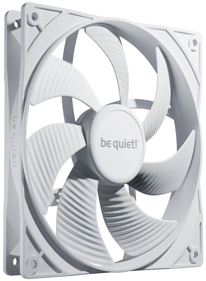 be quiet! Pure Wings 3 140mm PWM White Fan | High top-end Speed | Low Minimum RPM | Optimized Fan Frame | Extraordinary air Pressure | White | BL112 - Image 1